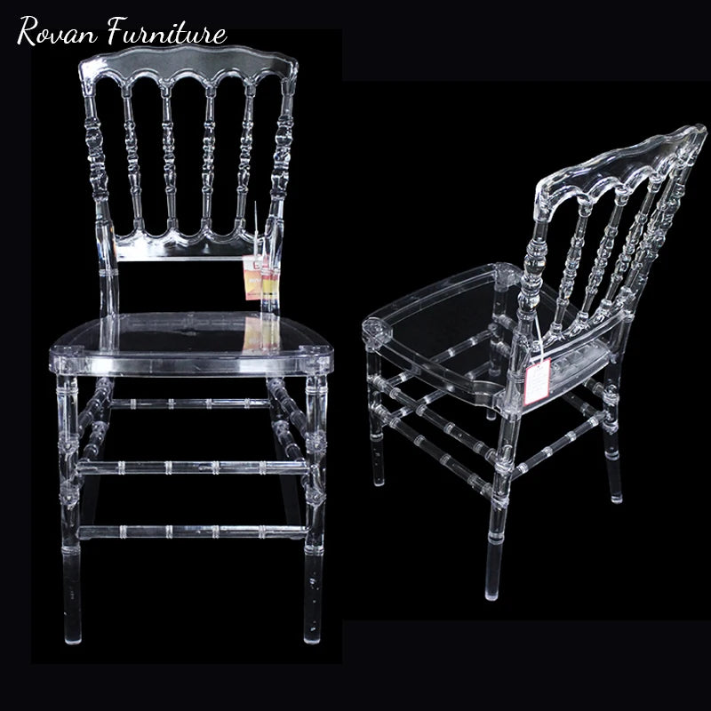 RTS TOP Wedding Chair Game Acrylic Chairs for Rent Plastic Wedding Chairs Luxury