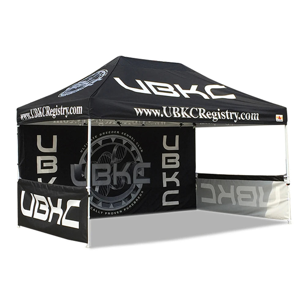 Commercial Tent Custom 3x4.5 10x15 40mm Hexagon Aluminum Frame 600D Oxford Marquee Advertising Canopy Trade Show Tent for Sale