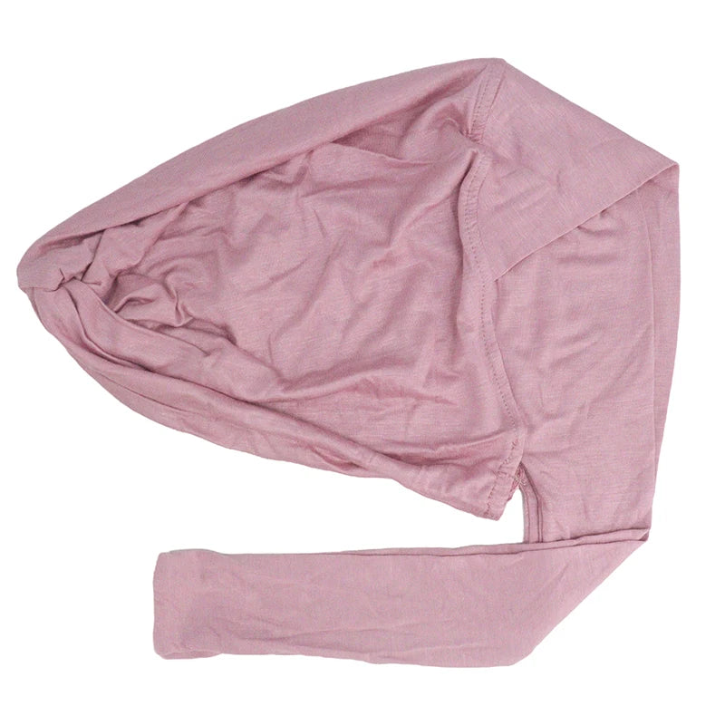 2022 New Underscarf Cross Front Style Jersey Inner Hijab Cap for Muslim Women Tie Back Under Scarf