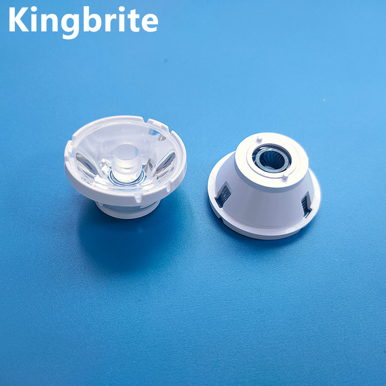 29mm Aspheric PC Narrow Angle 5 Degree LED Light Lens for RGBW 5050 LED with Holder and Tape