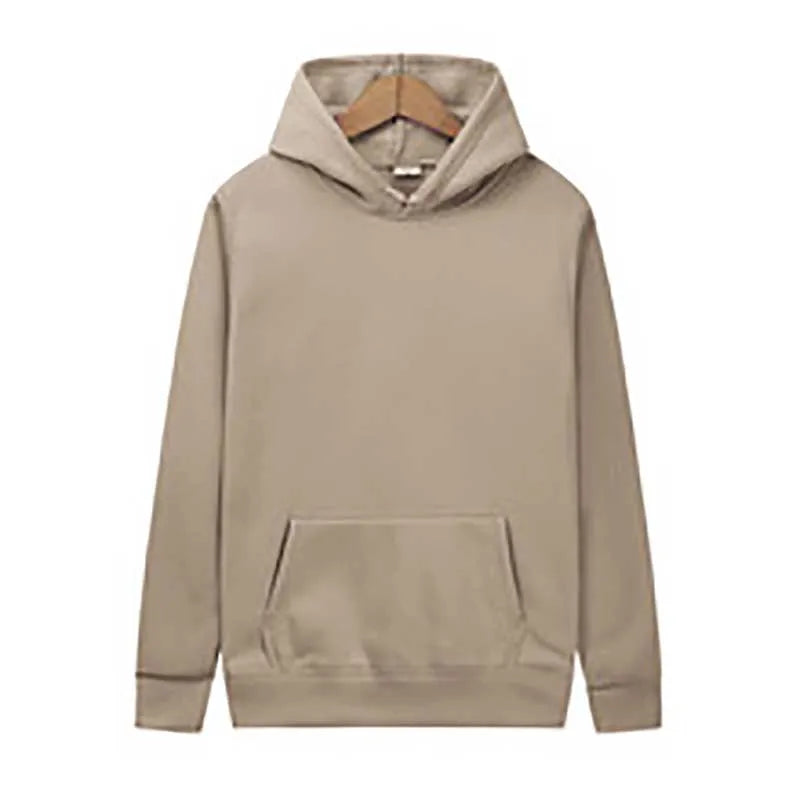 Oem Custom Printed Embroidery logo Design Light Plate Sweatshirt Men and Women Solid Color Sweatshirt Loose Casual Hoodie