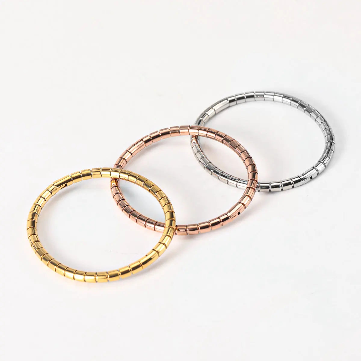 Factory Wholesale 316l High Quality Bracelet Bangle Gold Silver  5mm Gold Snake Bone Stainless Steel Bracelets for Women