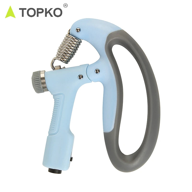For Counting PP & Stainless Steel Adjustable Grip Strengthener Handgrip Trainer with Muscle Relax Function