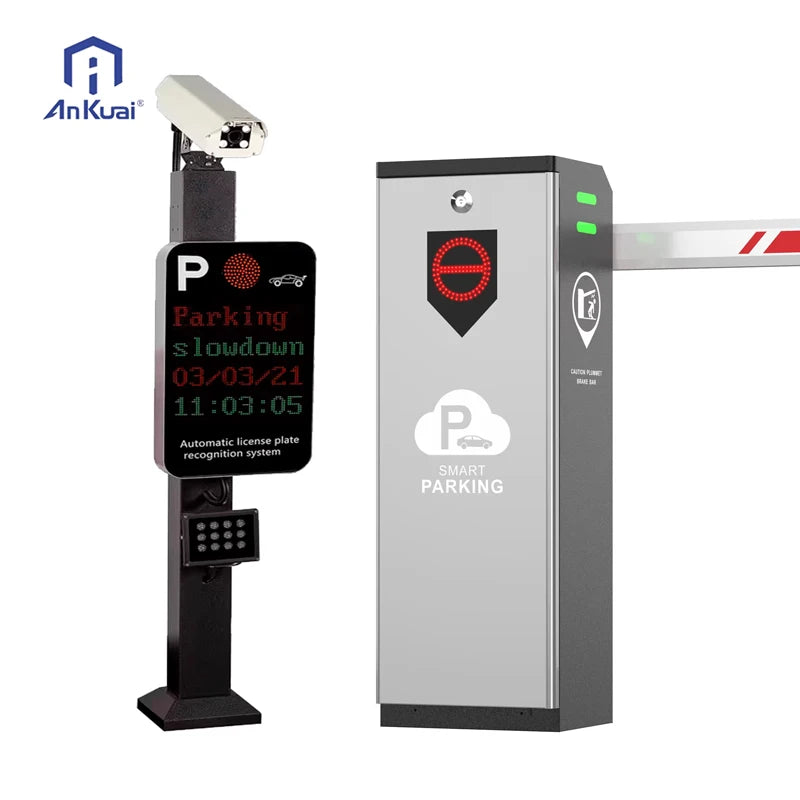 Ankuai AKD116 Barrier Gate DC24V Brushless 100W  Automatic Parking Fast Speed Gate Packing System for Bank Factory