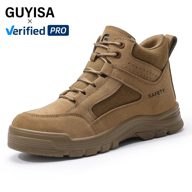 GUYISA Workwear Series Wear-Resistant  Insulation 10KV Rubber Anti-Puncture Sports Series Safety Shoes