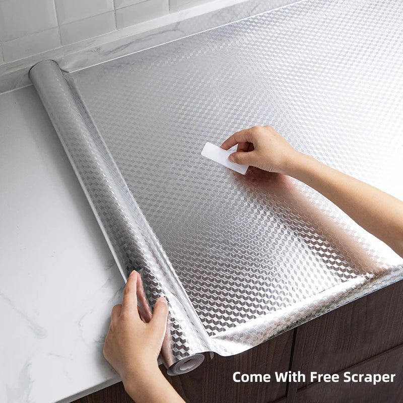 SHIMOYAMA Under Sink Cabinet Moisture and Mildew Resistant Home Rectangle Waterproof and Oil-proof Aluminium Membrane Drawer 