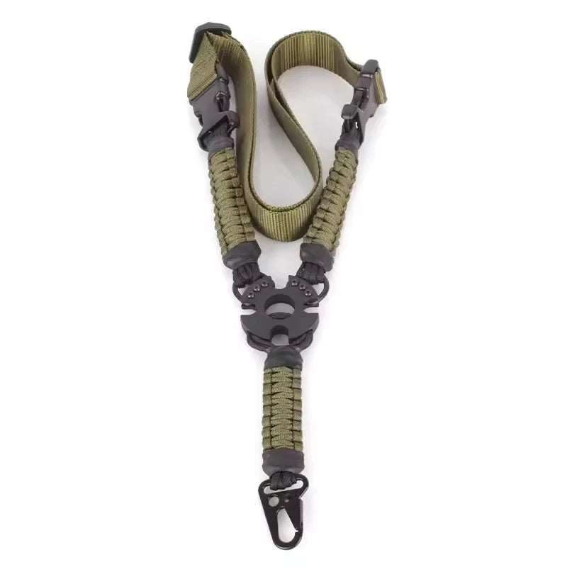 Adjustable Tactical Shoulder Strap Parachute Cord Single Point Cord for Quick Release Climbing Waterproof Foldable Lightweight