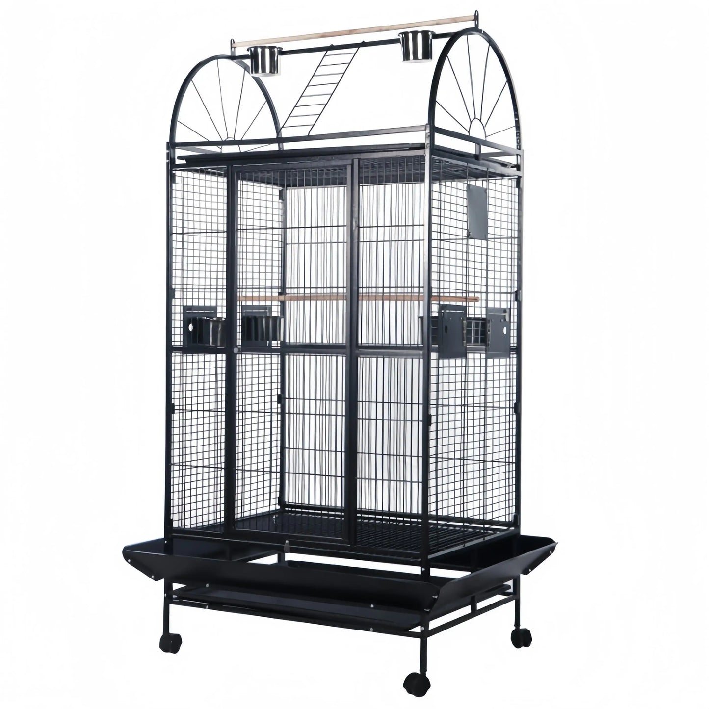 Wholesale Stainless Steel Bird Cage Outdoor Large Bird Cage  Pigeon  Metal Bird Cage Breeding Bird Cage Movable Birds Cage
