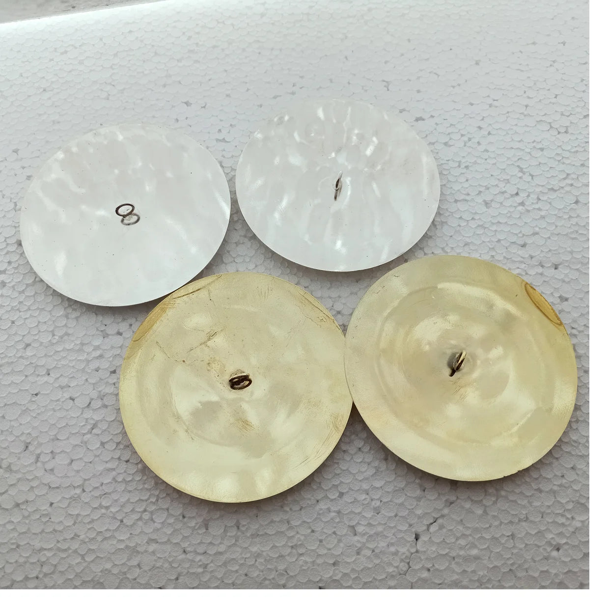 Custom Made Alloy Conchos with Loop Back Gold & Silver Colors Vintage Style Garment Use 40mm Size