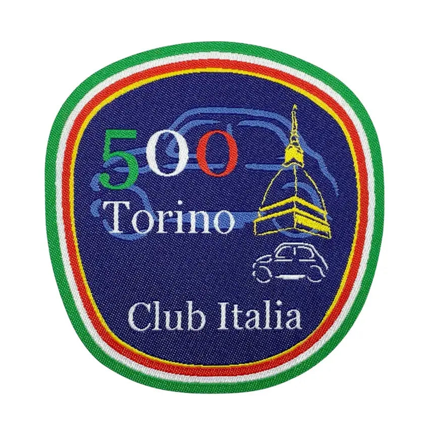 Personalized Club Badge Branded Logo Woven Patches for Clothing & Hats