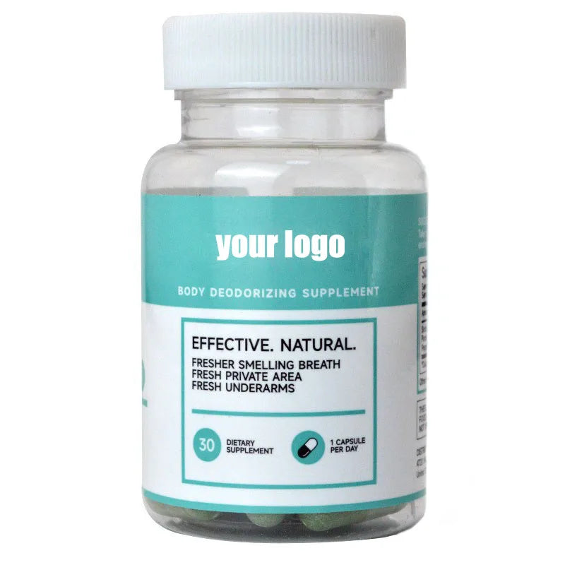 OEM Chlorophyllin Herbal Extract Body Deodorant Capsules Adult Digestive Health Support Chlorophyll Body Deodorizing Capsules