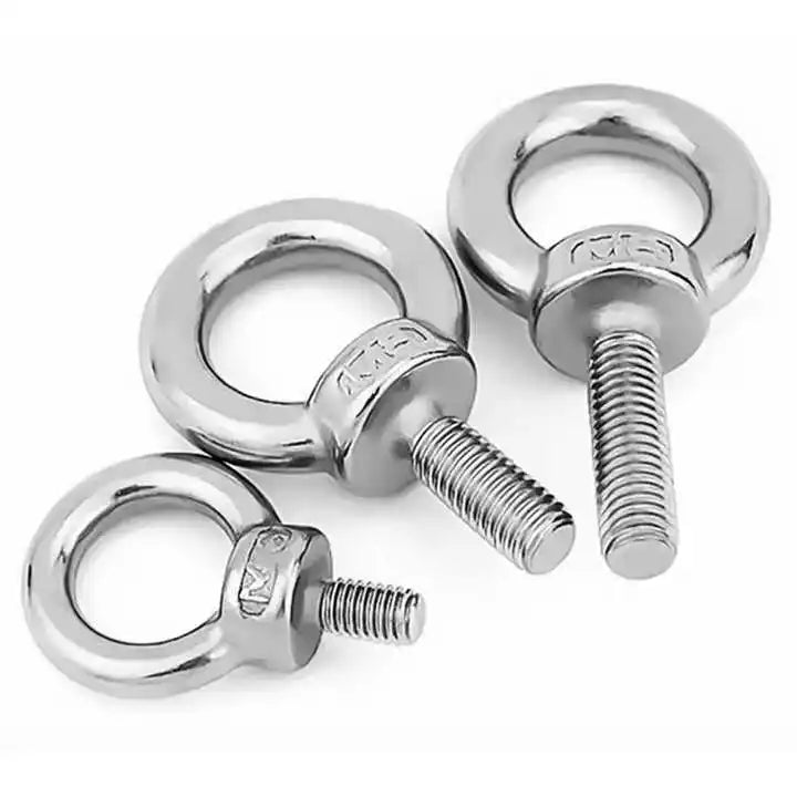 Hot Selling Custom 304 Stainless Steel Eye Bolts-Zinc Finish UNF Thread Durable Fasteners for Stamping Dies Long Lifespan MOQ