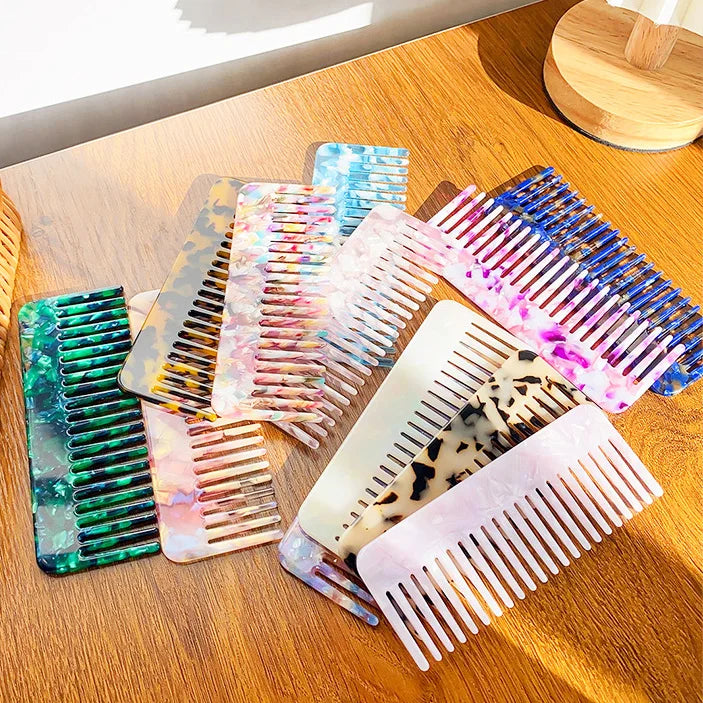 Wholesale Girls Pocket Comb Plastic Tooth & Handle Home Use Hair Brush JR JR- Fashion