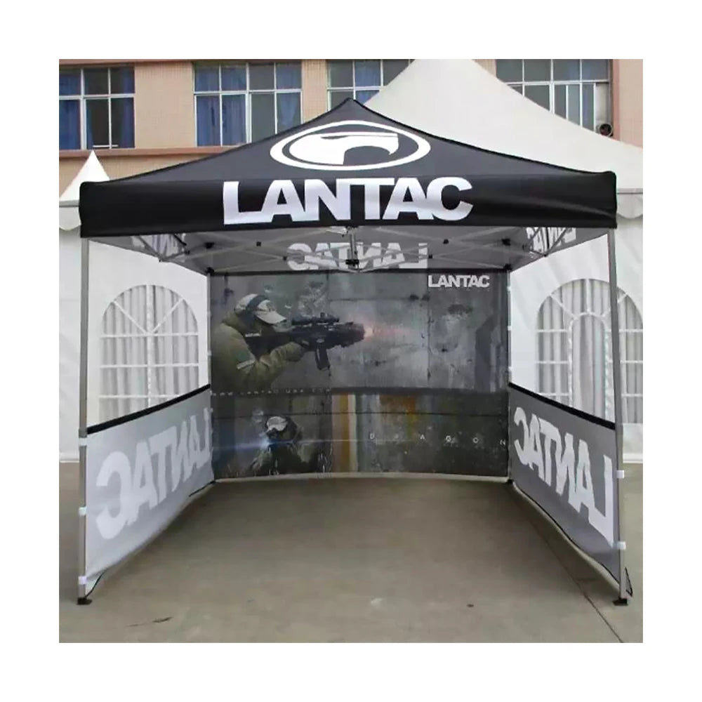 10x10 FT Custom Hexagon Pop up Canopy Tent 40mm Aluminum Frame 600D Fabric Outdoor Marquee for Event & Advertising