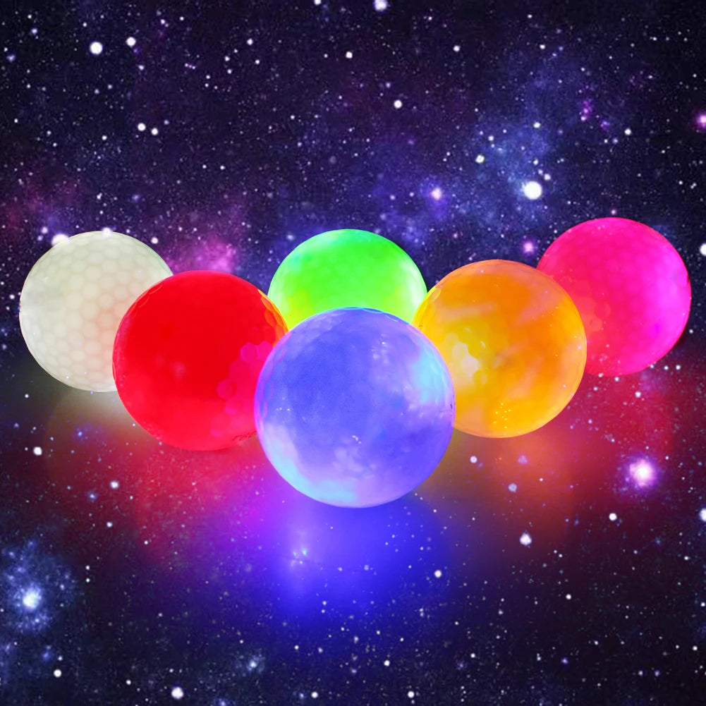 Hot Sale Surlyn LED Golf Ball Night Glow in the Dark Golf Balls Light up Golf Ball Gifts