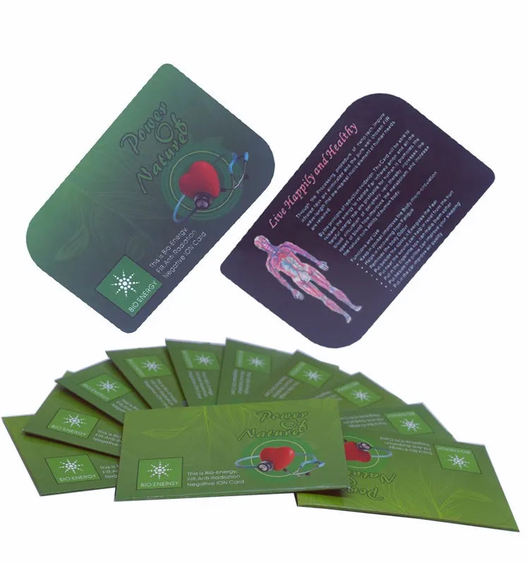Custom Nano Health Quantum Bio Energy Negative Ions Scalar Infrared Anti Radiation Cards Japanese Technology Mineral Nano Card