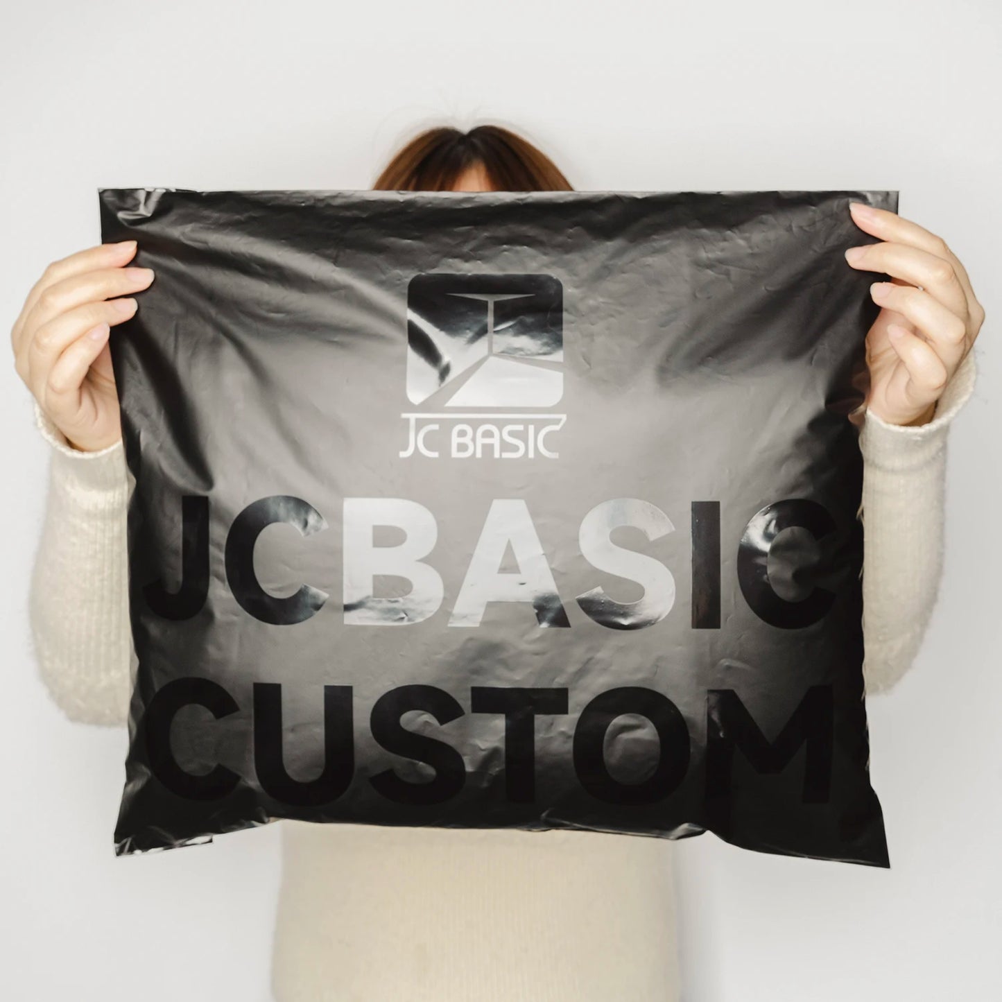 Custom Branded Black Spot Uv Logo Print Whole Recyclable Poly Bag Clothing Packaging Shipping Ploy Mailer