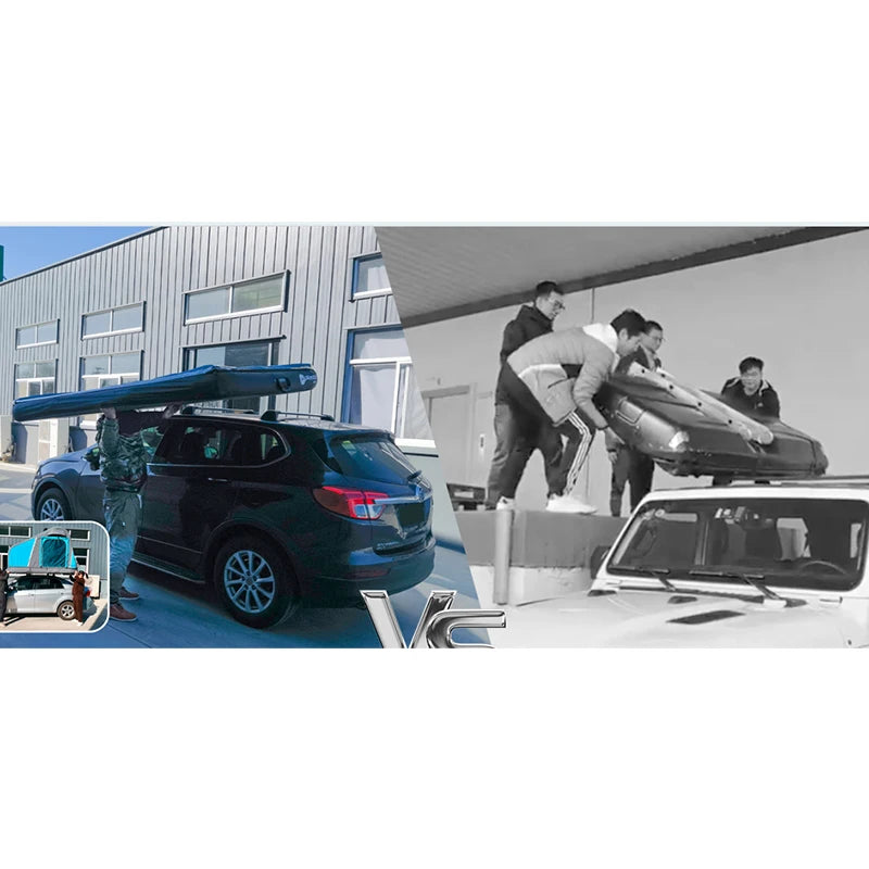 Car Roof Tent OEM Inflatable Soft Cover Roof Top Tent SUV Camping Rooftop Tent for Car