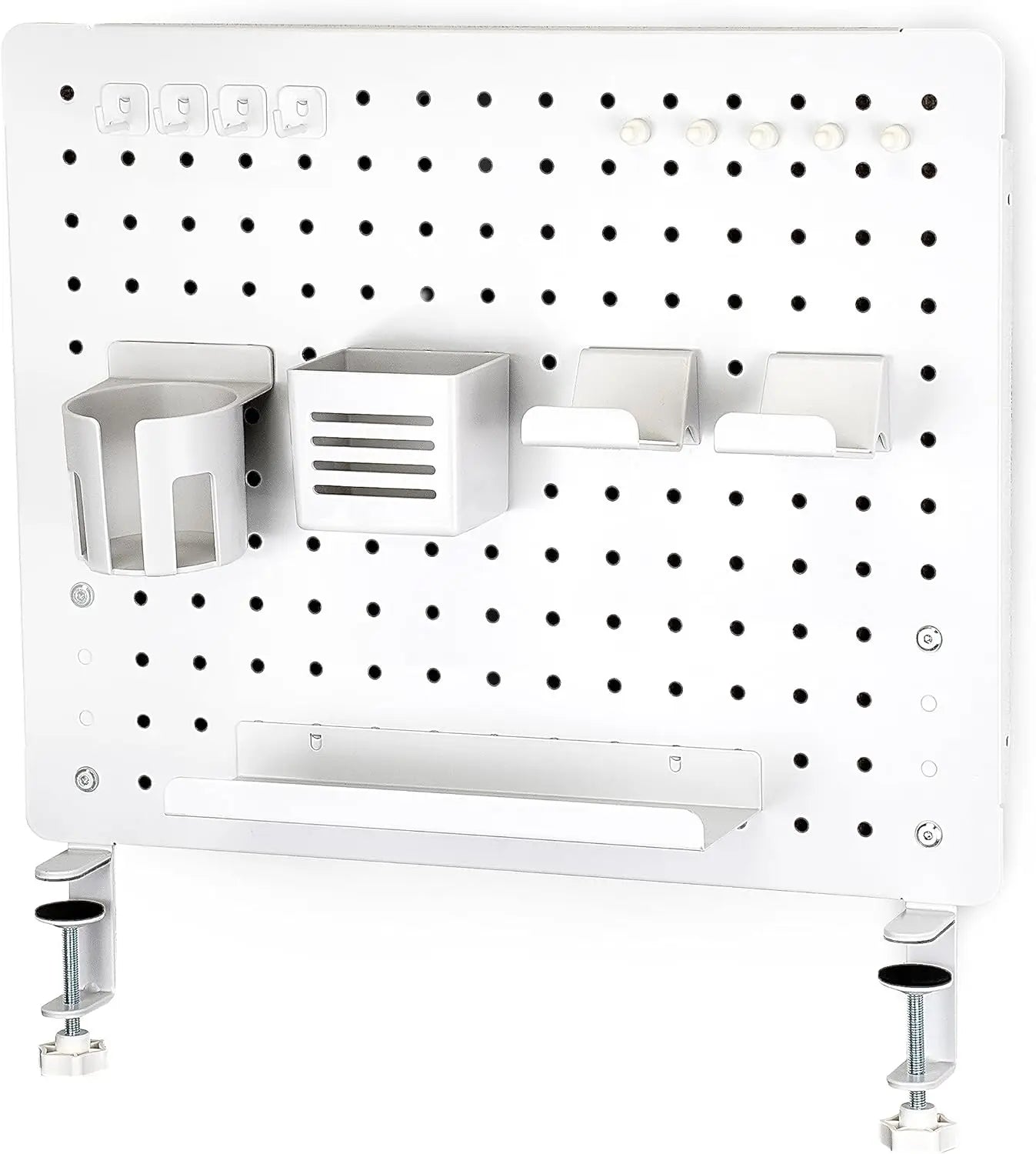 Tabletop Storage Perforated Board Clamp Type Stand Type Pegboard Gaming Organizer