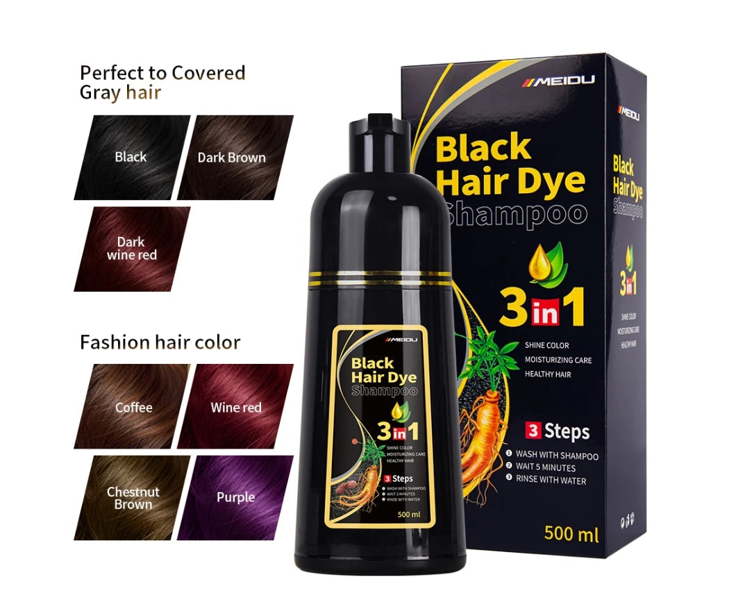 MEIDU Shampoo Hair Dye Color
