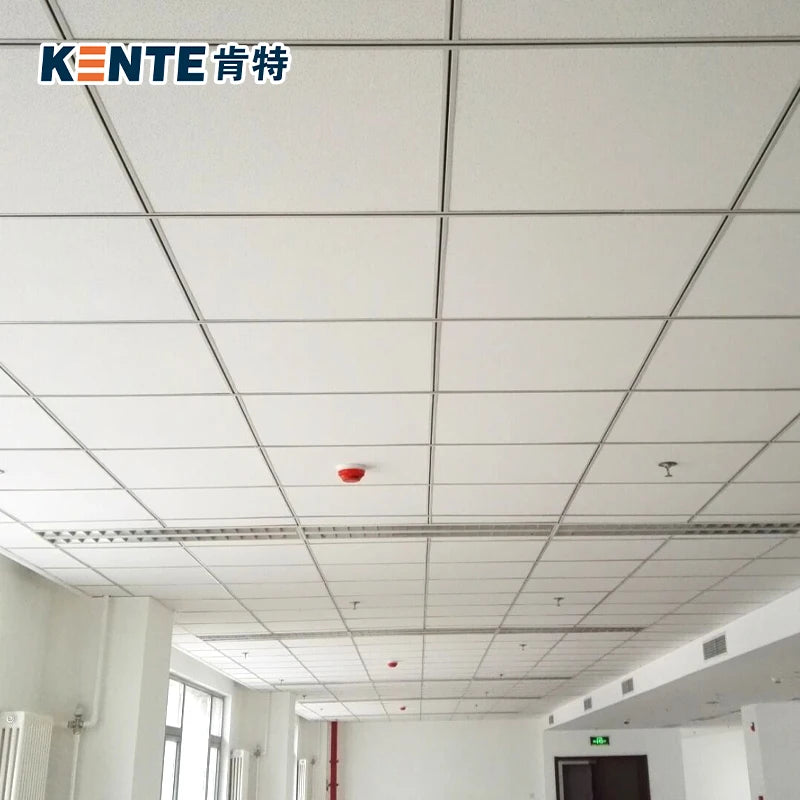 Kente 2*2 Modern Square Mineral Fiber Heat Insulation Fire Rated Sound Absorption Noise Reduction Acoustical Damp Proof