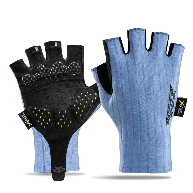 BATFOX F565 Professional Half Finger Lightweight Cycling Gloves Men Women 360 Breathable Mesh Summer Road/Mountain Biking