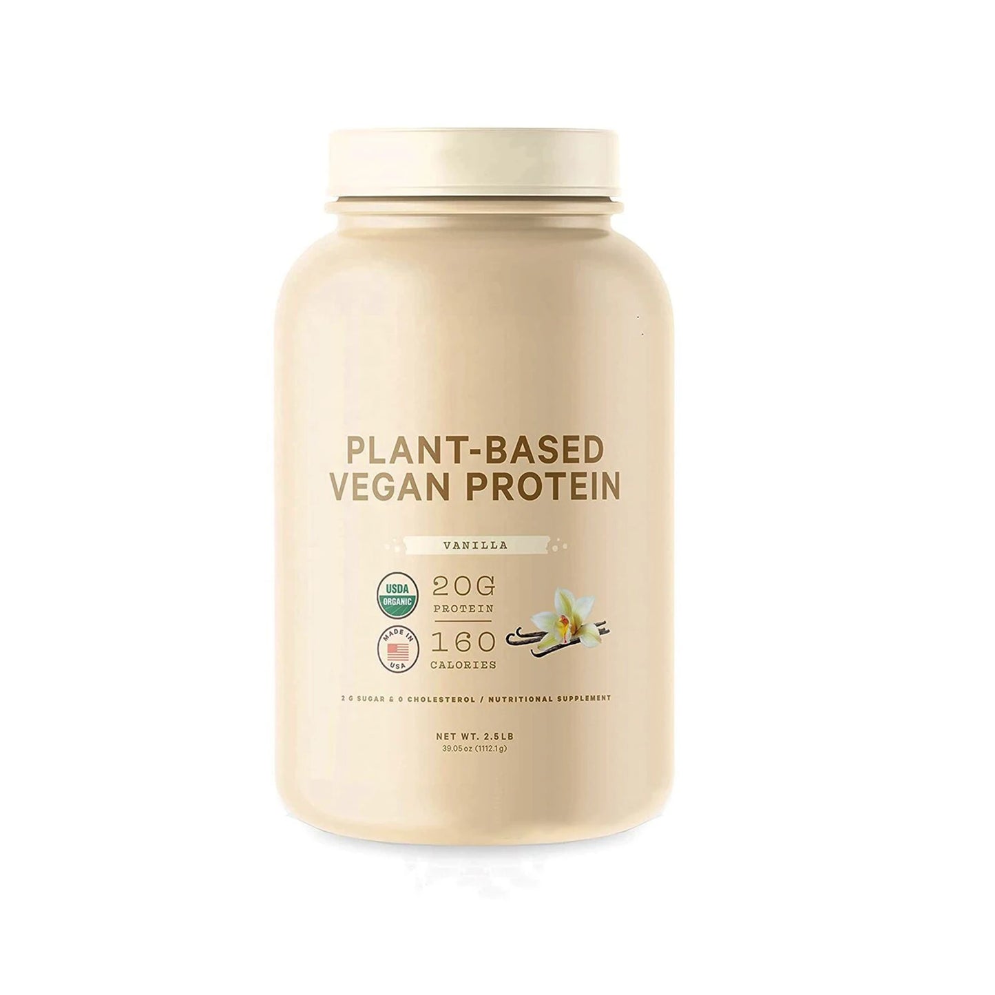 Private Label Raw Vegan Organic Plant Based Iron Vitamin B6 Protein Powder for Daily Supplement
