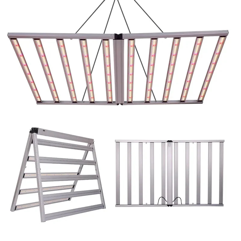 BAVAGREEN 800w 1000W 1500W Dimmable Commercial LED Grow Light Full Spectrum UV IR 3 Channels 4x6 Growing Tent Led Grow Bar Light