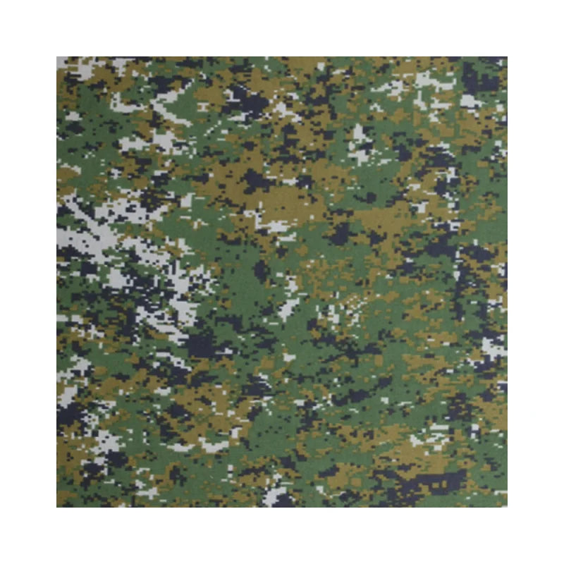 TVC Camouflage Vinylon Fabric Taiwan Camo Tactical Workwear for Garments Bags Skirts Interlining Woven Techniques for Boys