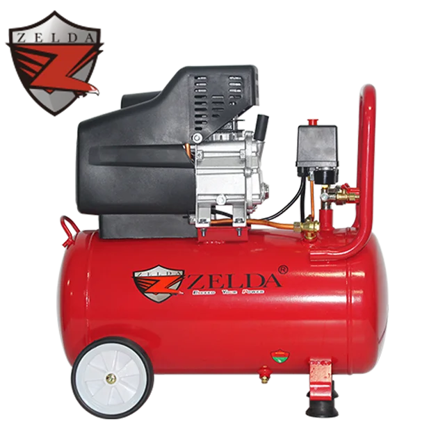ZELDA ZD-AC50 Portable 2HP Direct Driven 50L 8bar Compressor Air Pump with OEM Support 1 Year Warranty Factory Price Offered