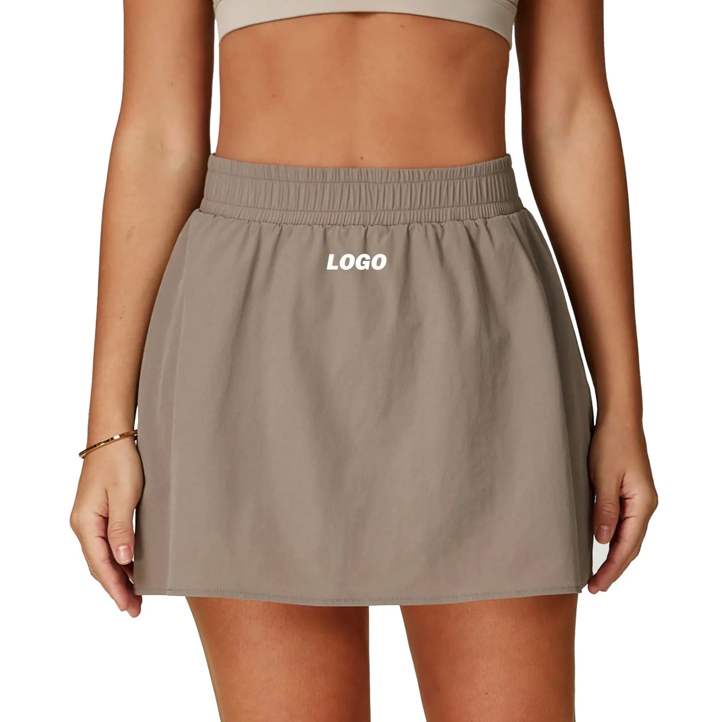 UPF50+ Women Sports Wear New Casual Mini Golf Badminton Jersey Elastic Waist 2-in-1 Pocket Gym Pickle Ball Cool Tennis Skirts