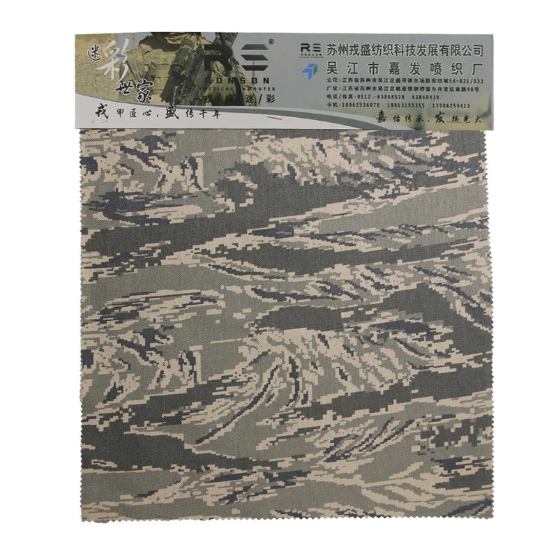 Cordura 1000D Tactical ABU Camouflage Waterproof Fabric Woven Plain Oxford for Backpacks Bags Costumes Garments Upholstery Girls