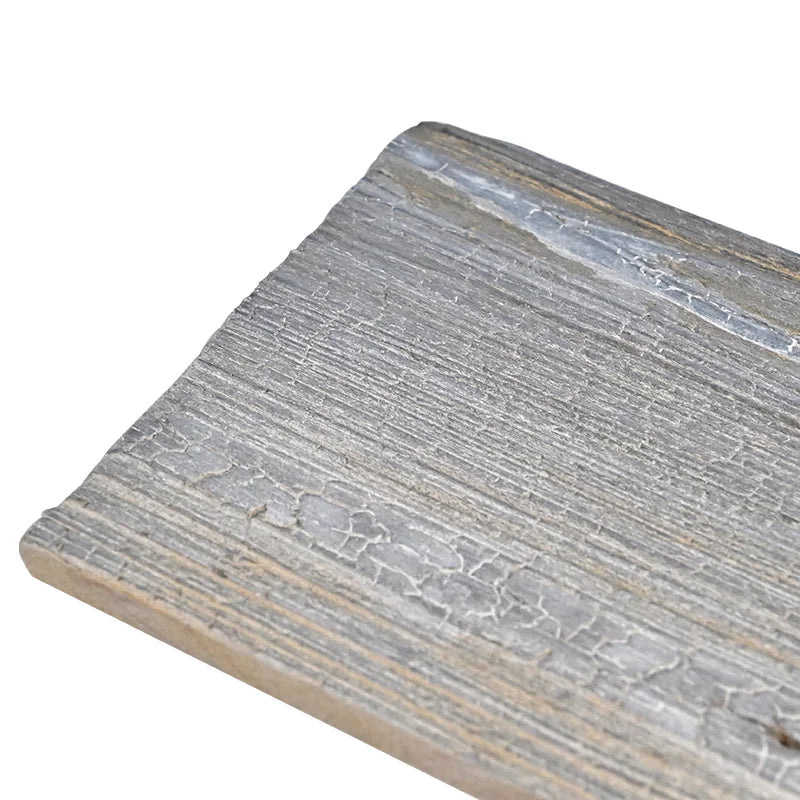MUMU Design Stylish Color Gray Pattern Wall Panels Carbonized  Cedar for Residential and Commercial Spaces