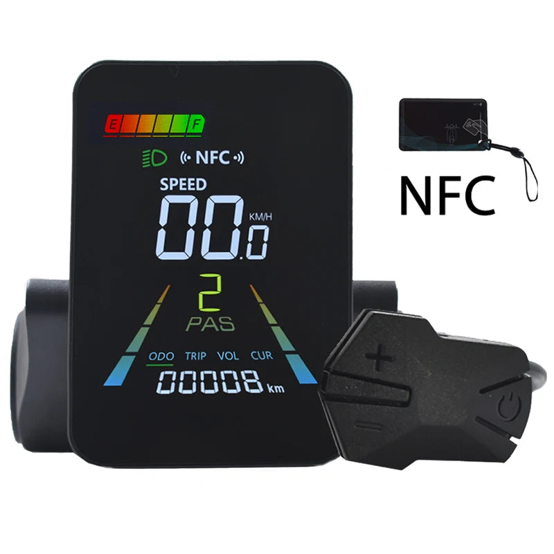 F3 NFC Scooter Parts Electric Bike Display LCD Screen Speedometer Cycplus Bicycle Display for Road Bikes