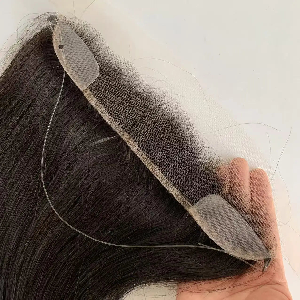 Hairline Topper Hd Lace Frontal Hairpiece for Women Human Forehead Hairline for Thinning European Hair