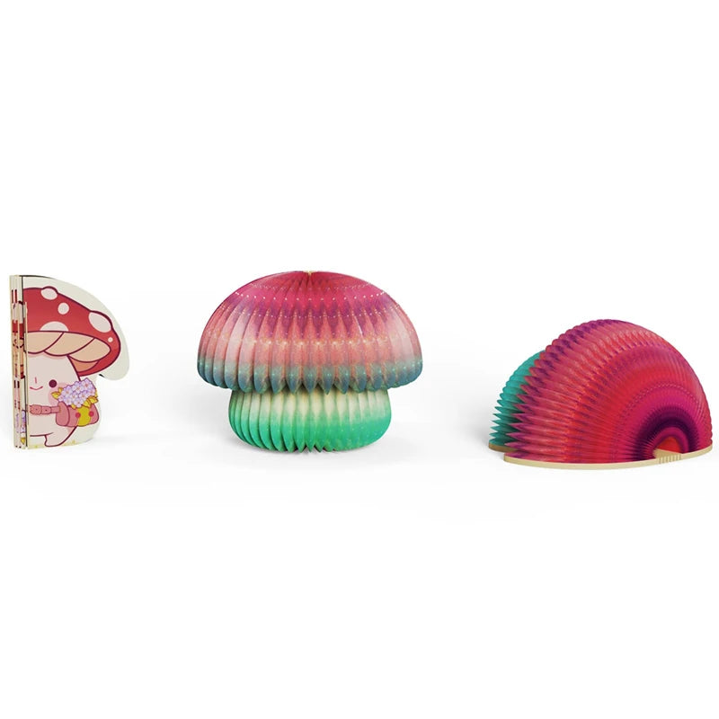 OEM Mini Folding Paper Mushroom Lamp Smart Sensor Stationary Gift Sets for Bedroom Decoration New Product Promotion Plug-In