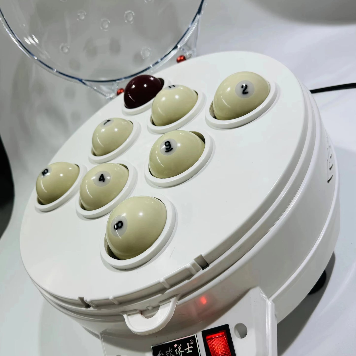 Hot-sale Customizable PVC Automatic Ball Washing Machine for Snooker Pool 67mm/68mm Russia Balls
