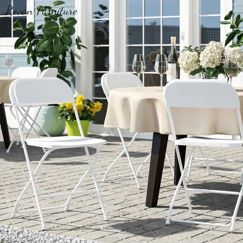 RTS TOP Jewish Wedding Acrylic  Transparent clear House Chair Folding Dining Table and Chairs