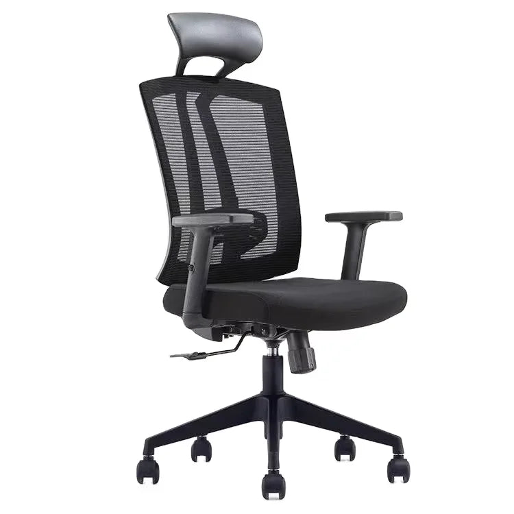 Ergonomic Recliner Office Chair With Headrest Manager Conference Use Long-sitting Waist Protection Home Fabric