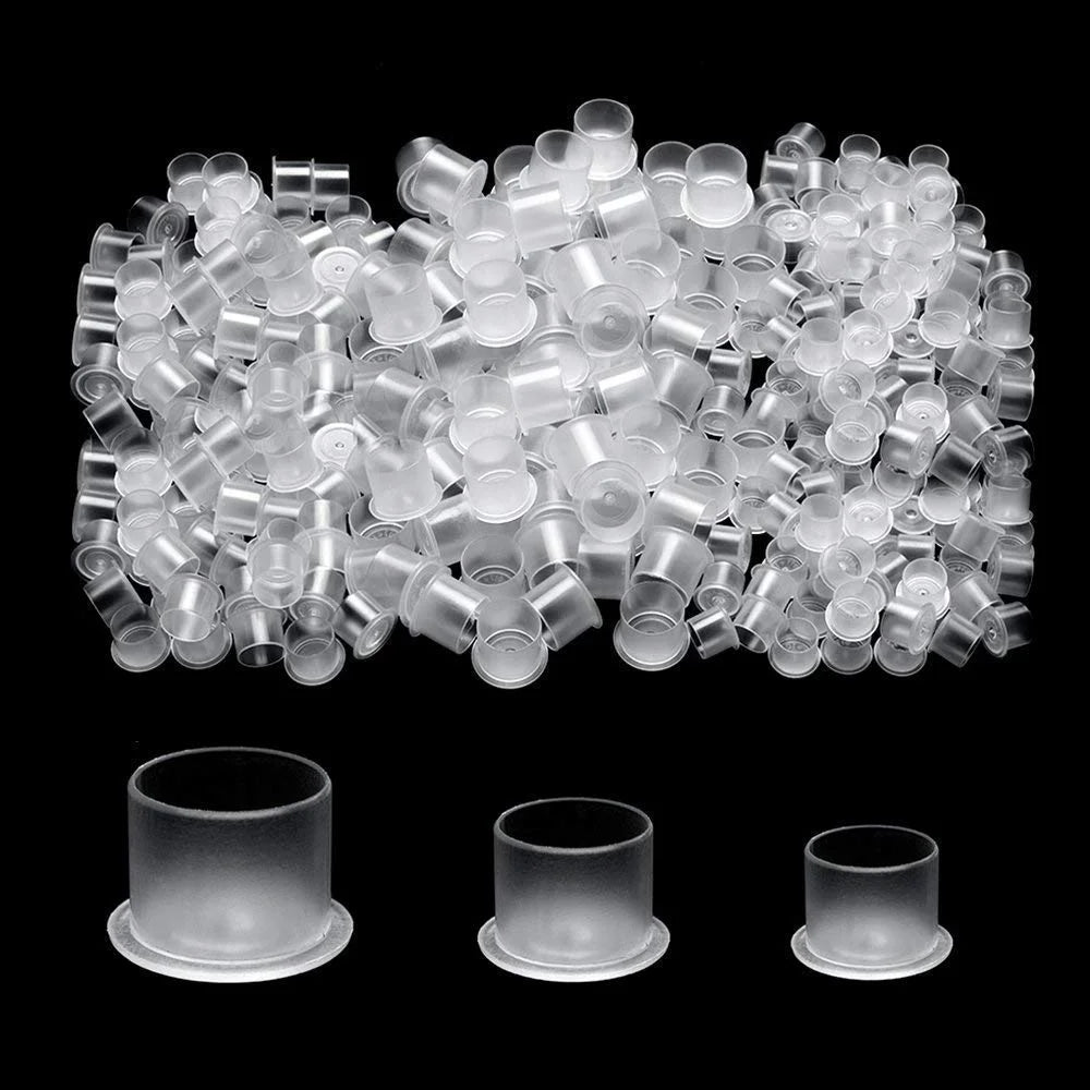 MASSA Stable Base Tattoo Ink Cup 1000pcs/bag Plastic Permanent Makeup Container Cap Essential Tattoo Accessory