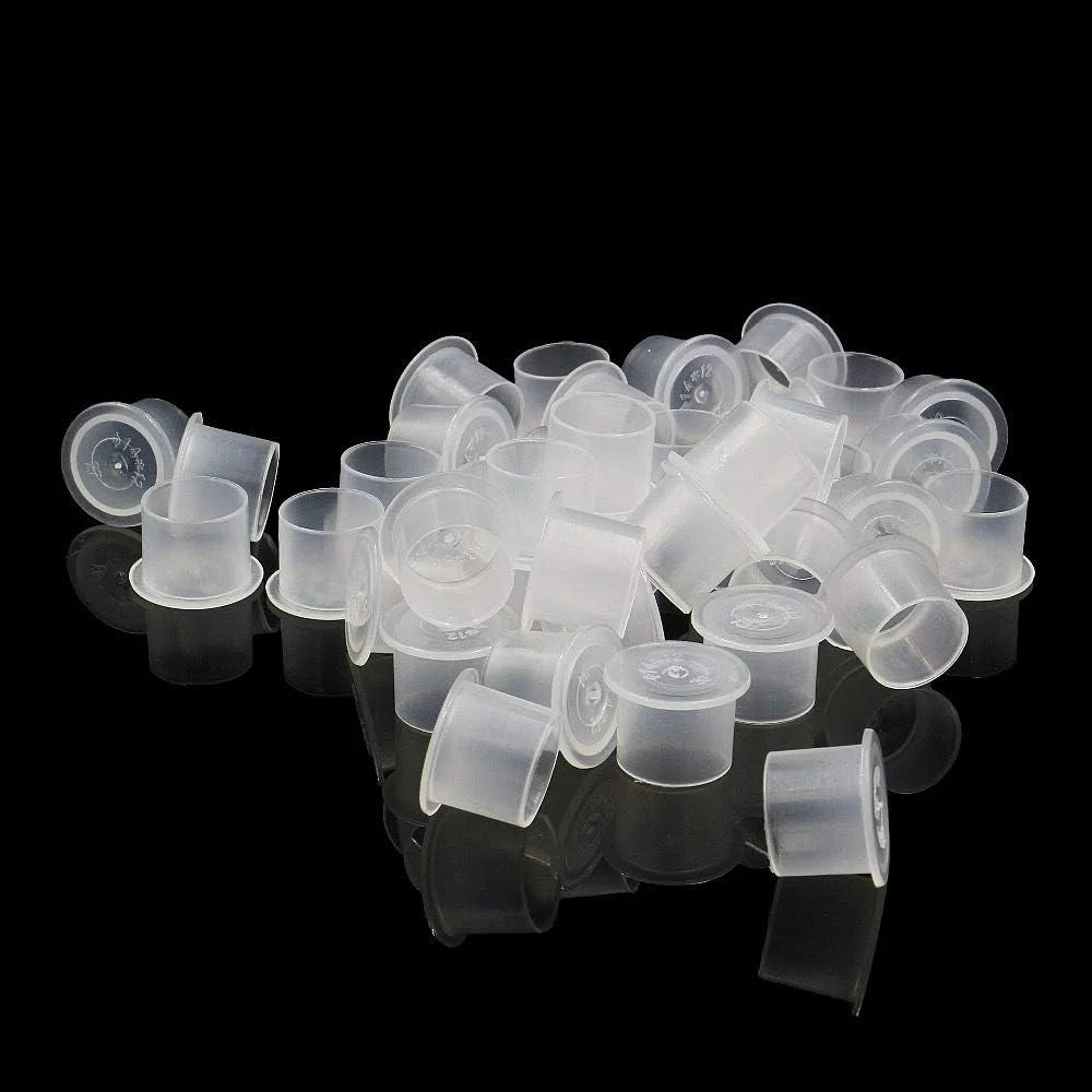 MASSA Disposable Waterproof Plastic Tattoo Ink Cup 500pcs/bag Permanent Makeup Accessories
