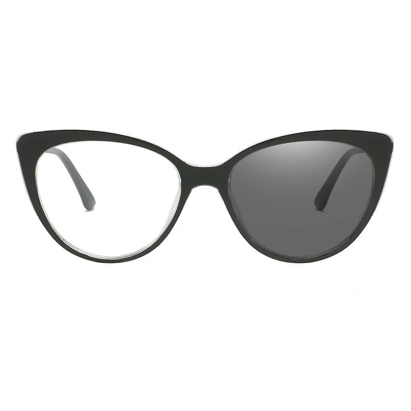 Lady Fashion Anti-Blue Light Photochromic Cat Eye Metal Optical Spectacles Frames Wholesale Eyewear Eyeglasses