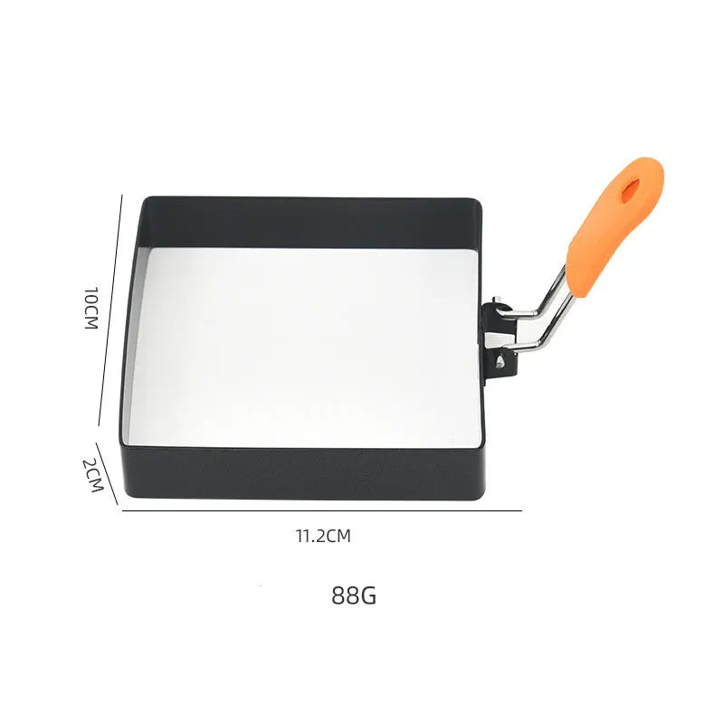 Multi Black Metal Non Stick Stainless Steel Round Molds Pancakes Frying Cooking Egg Ring