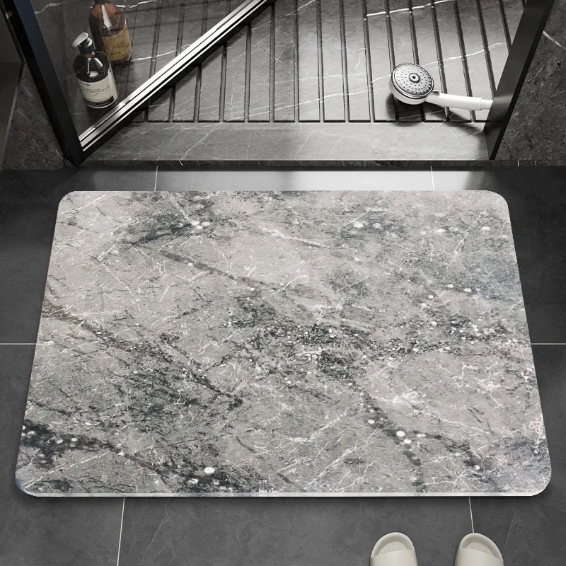 Diatomaceous Earth Entrance Door Non-Slip Toilet Floor Diatomite Bathroom Absorbent Quick-Drying Diatom Mud Stone Bath Mat