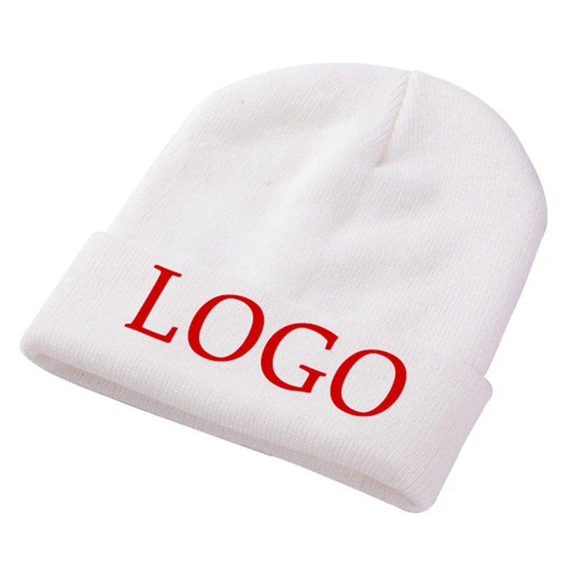 Designer Custom Knit Beanies Men 100% Acrylic Fashionable Winter Beanie Hats Argyle Digital Custom Embroidery Options Beach