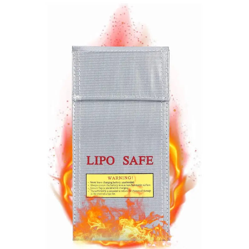 Customized Portable Fireproof & Explosion-Proof Silicone Lipo Guard Safety Bag RC Battery Special Purpose Sizes 20*10cm