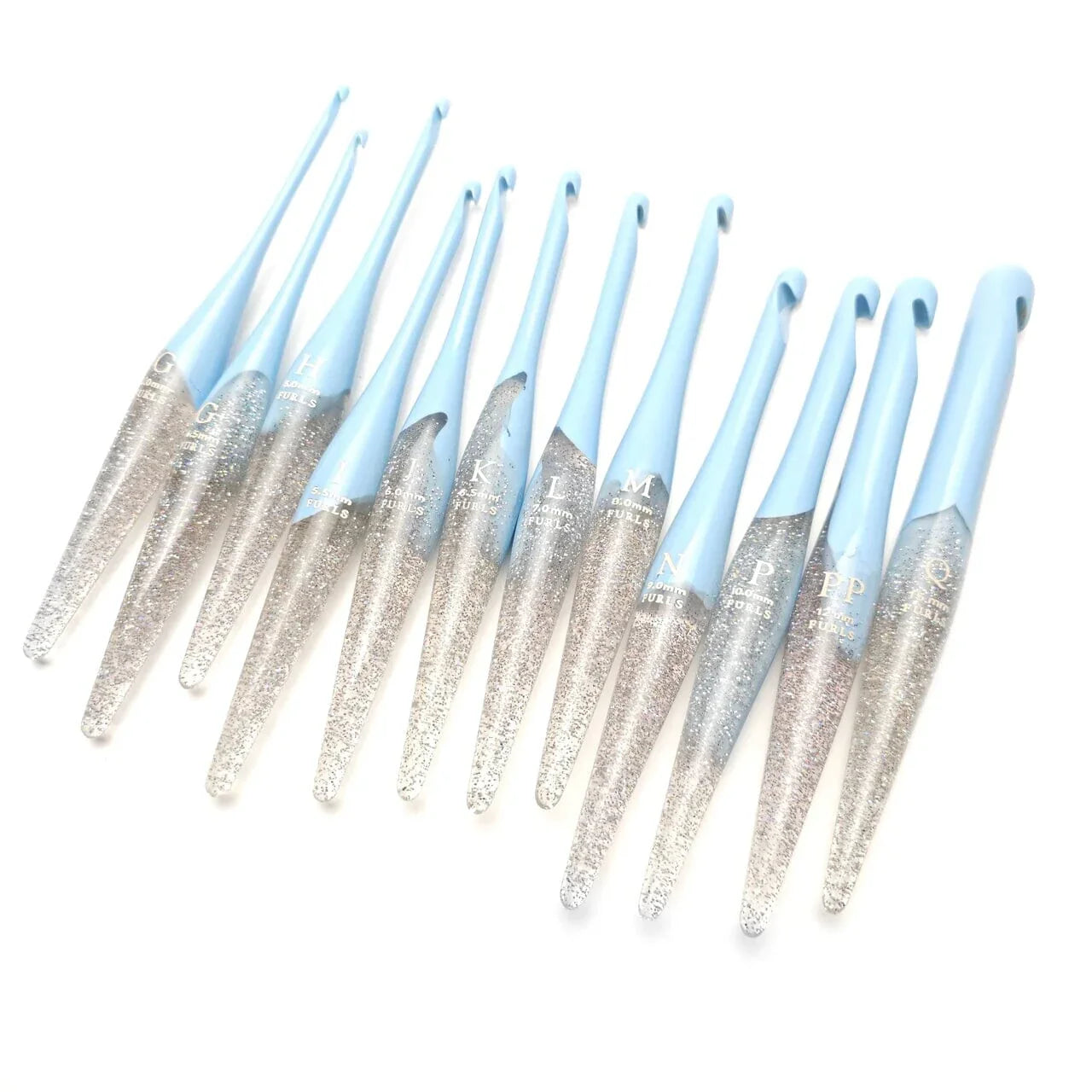 Best Quality Soft Resin Crochet Hooks Set Lightweight Smooth Durable Eco-Friendly Customizable Knitting Tools for Handmade Craft