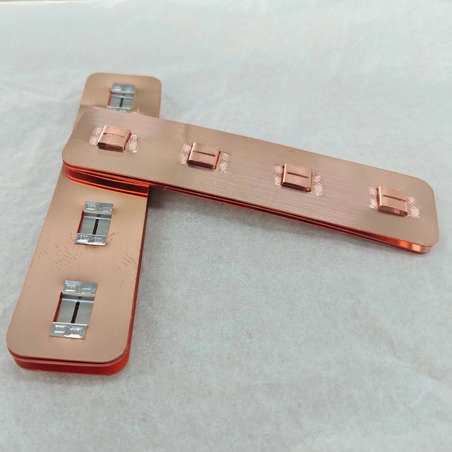 WELLGO Factory Custom 0.3mm  26650 Copper Nickel Plate Copper Busbar Lithium Battery Nickel Plated Copper Strip Connector