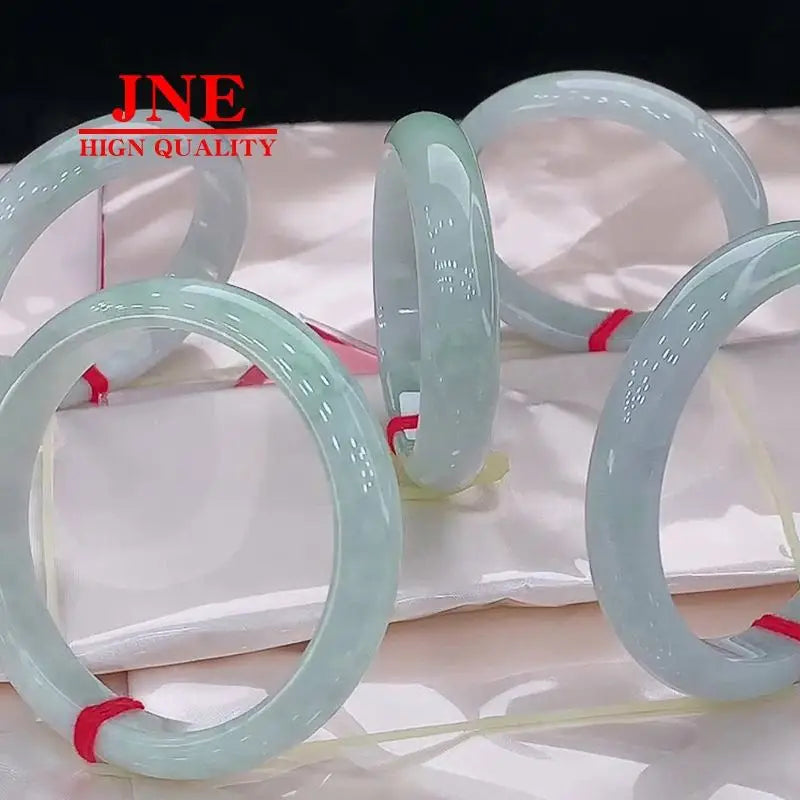 Wholesale Natural Myanmar Jade a Type Color Yangyan Lizheng Ring Jade Bracelet Wholesale