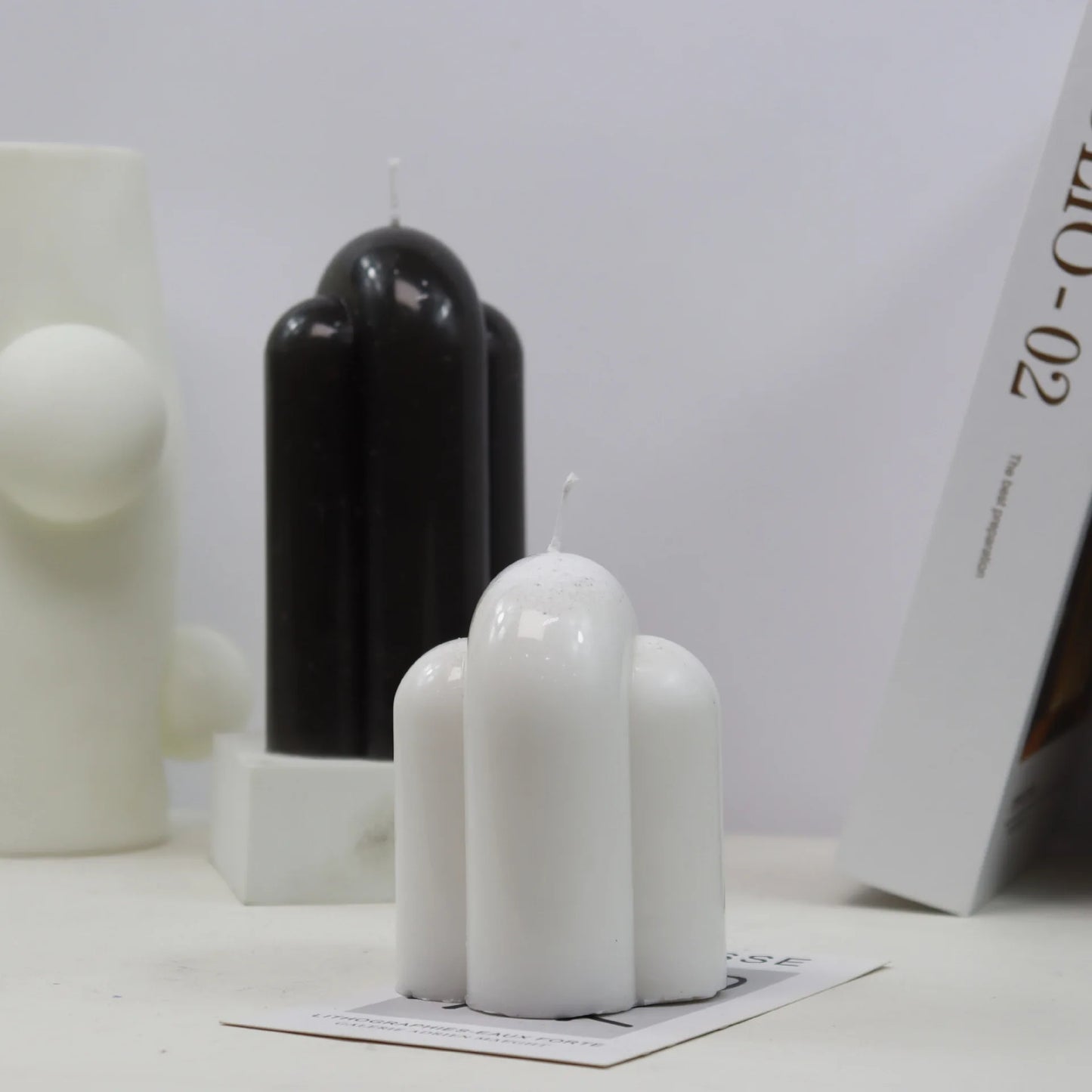 Home Decor Art Arched Curved candles Cross U shape Candle Mould Sculpture Arch Candle Silicone Mold